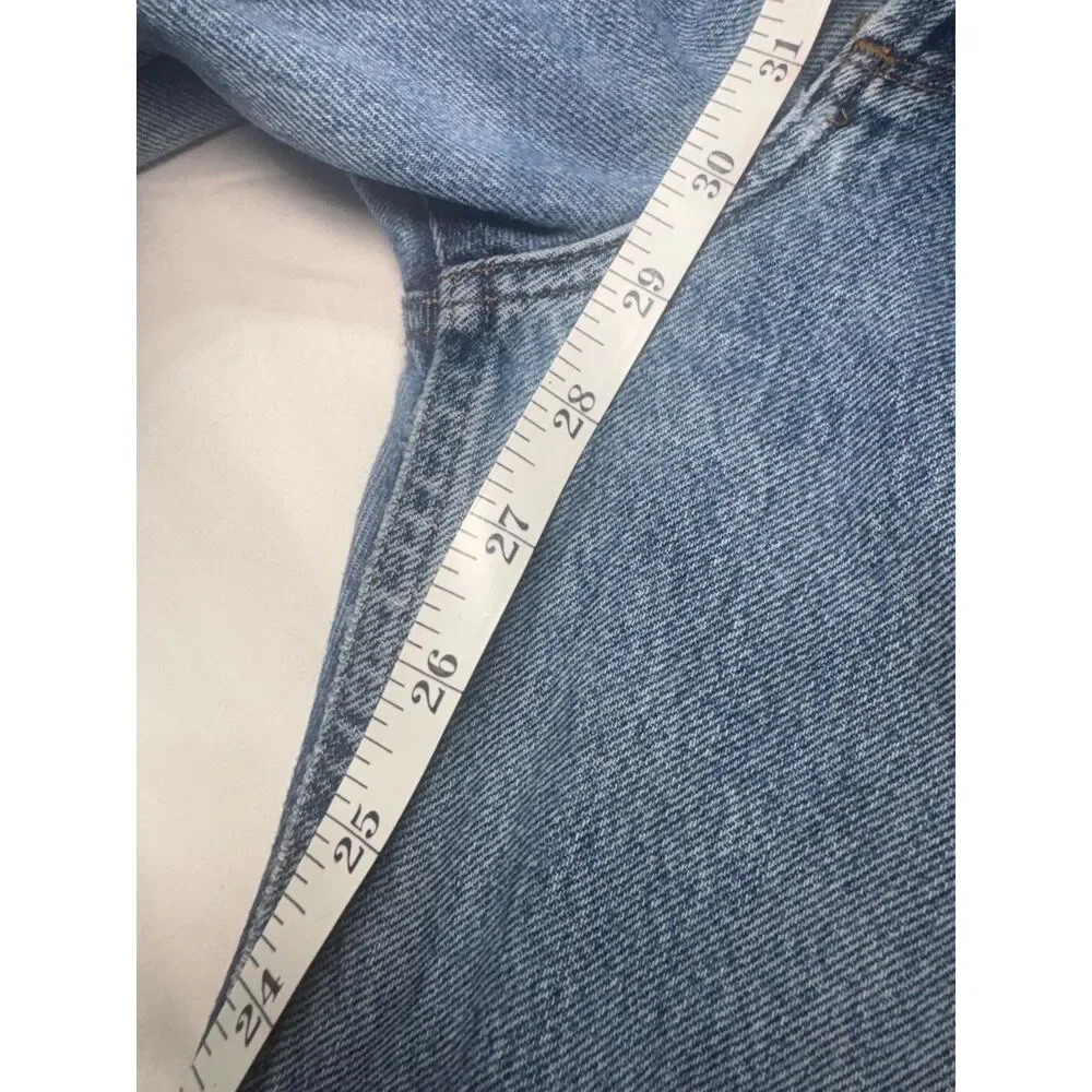 AGOLDE 90's High-Rise Distressed Straight Leg Jeans A154B-1141- Size 25 GUC